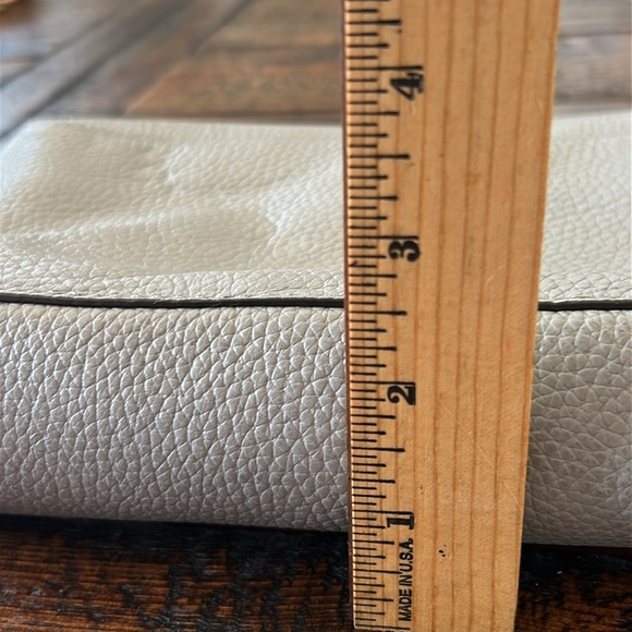 Michael Kors Gray Structured Shoulder Bag with Chain Strap - Picture 13 of 14